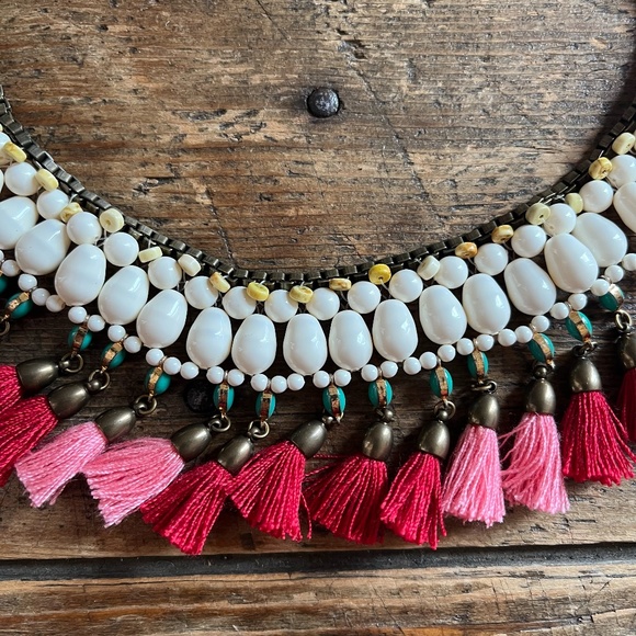 Isabel Marant - Mild Tassel & Bead Collar Necklace - Picture 2 of 3